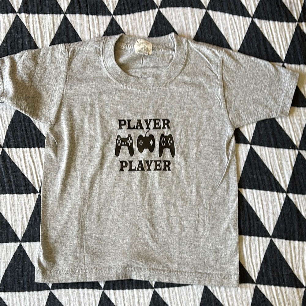 Video game controller player tee